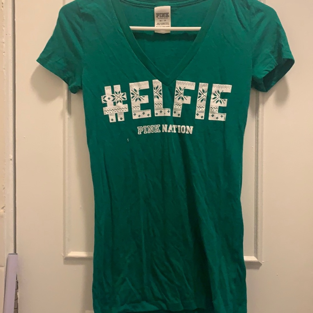Victoria Secret Pink #elfie v-neck size xs
